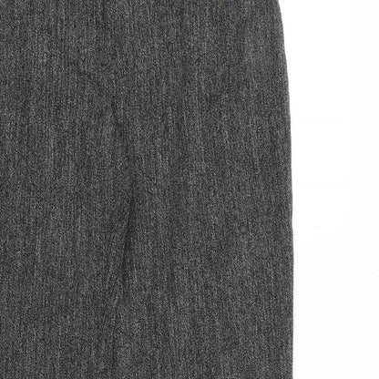 Womens UK Size 12 Dorothy Perkins Regular Fit Dress Pants Grey Trousers