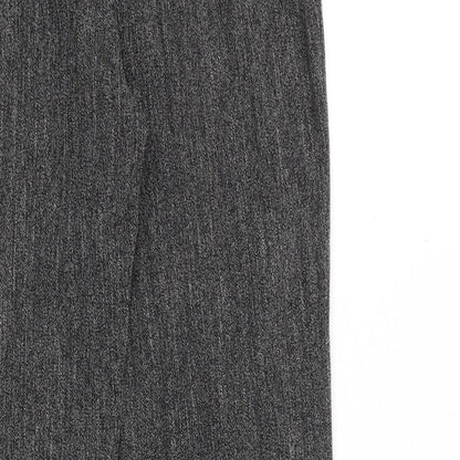Womens UK Size 12 Dorothy Perkins Regular Fit Dress Pants Grey Trousers