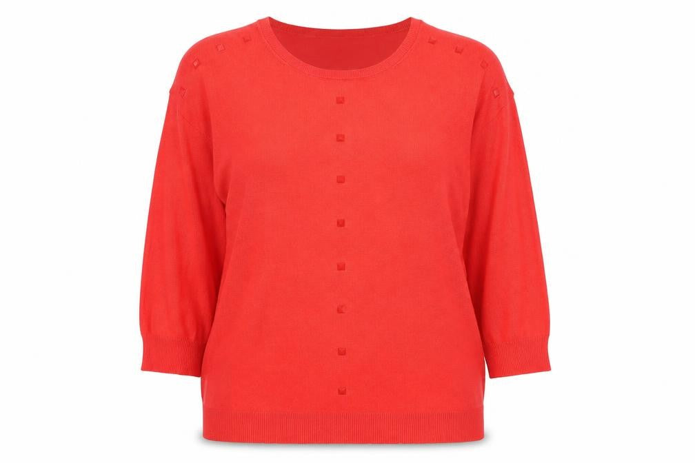 Womens UK Size 12 Bonmarché Red Pullover Jumper
