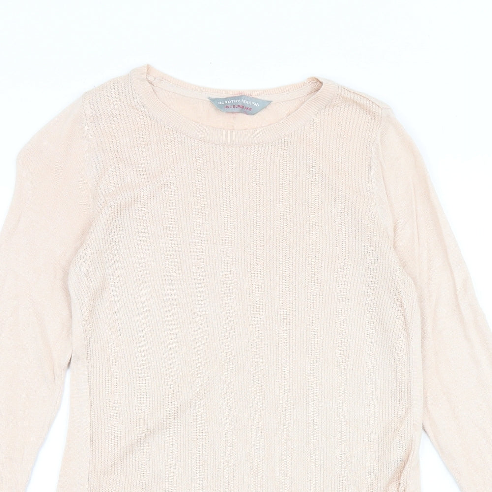 Womens UK Size 8 Dorothy Perkins Pink Pullover Jumper