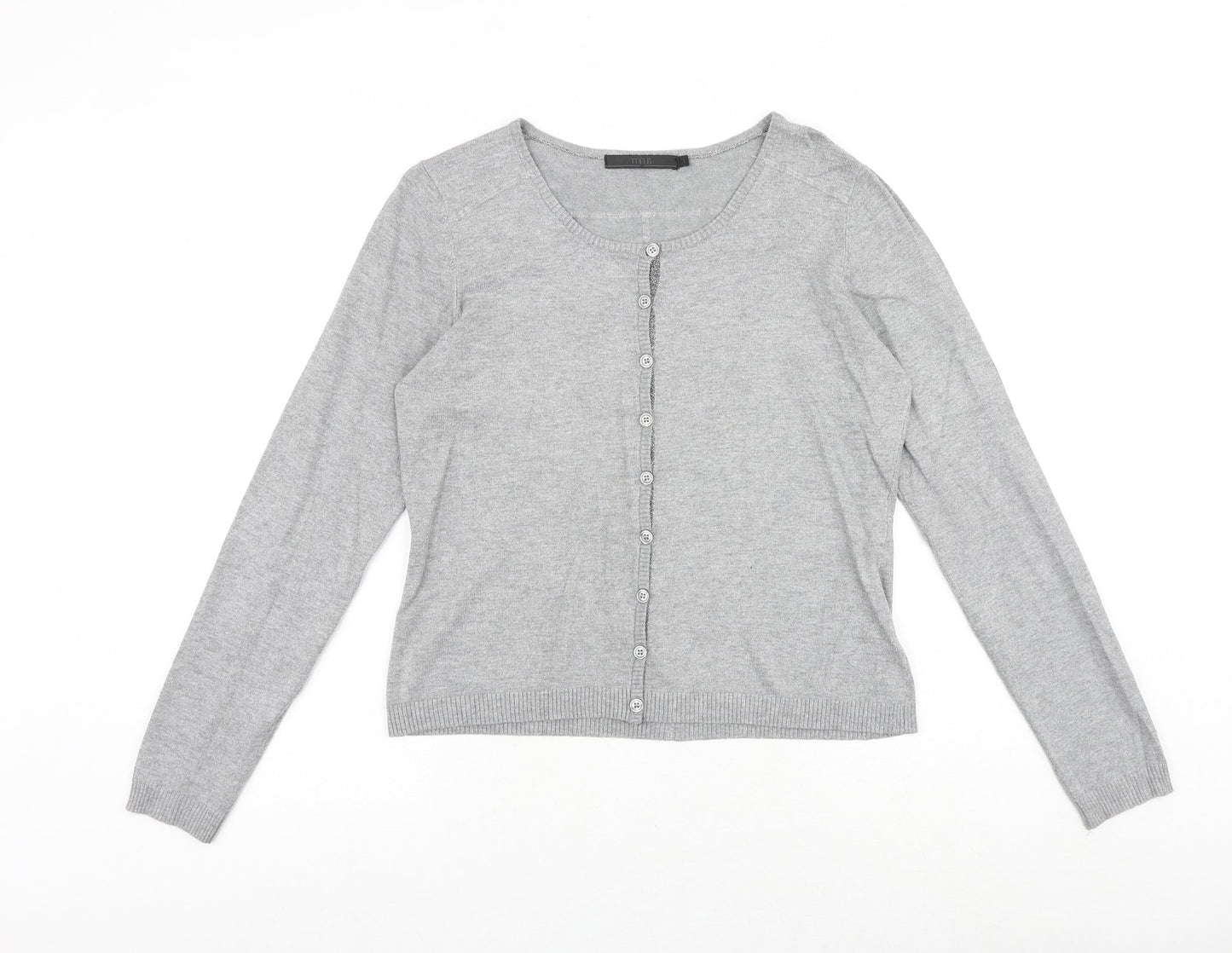 Womens UK Size L Minus Grey Cardigan Jumper