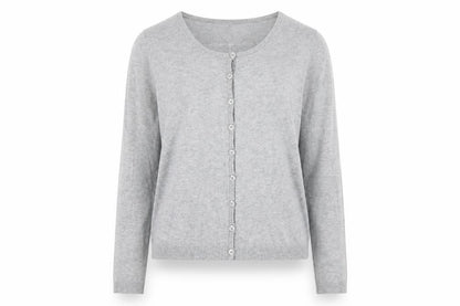 Womens UK Size L Minus Grey Cardigan Jumper