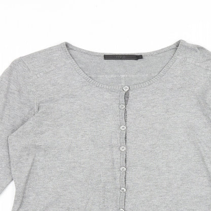 Womens UK Size L Minus Grey Cardigan Jumper