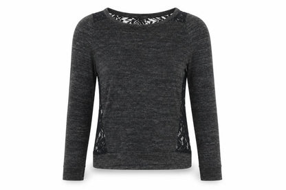 Womens UK Size XS Bershka Grey Basic Blouse