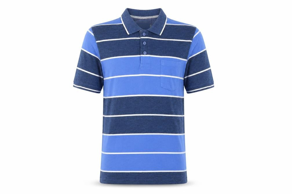 Mens UK Size M BHS Blue  Button-Up Short Sleeve Casual Shirt