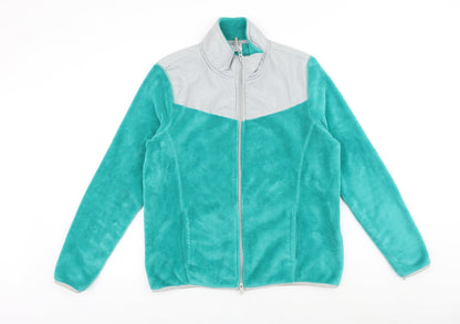Danskin Womens Green Jacket Size L Zip