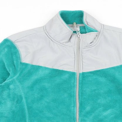 Danskin Womens Green Jacket Size L Zip
