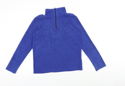 Freedom Trail Womens Purple Polyester Pullover Sweatshirt Size 4 Zip