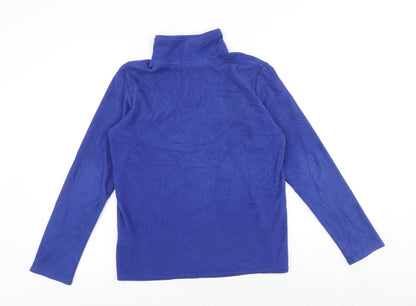 Freedom Trail Womens Purple Polyester Pullover Sweatshirt Size 4 Zip