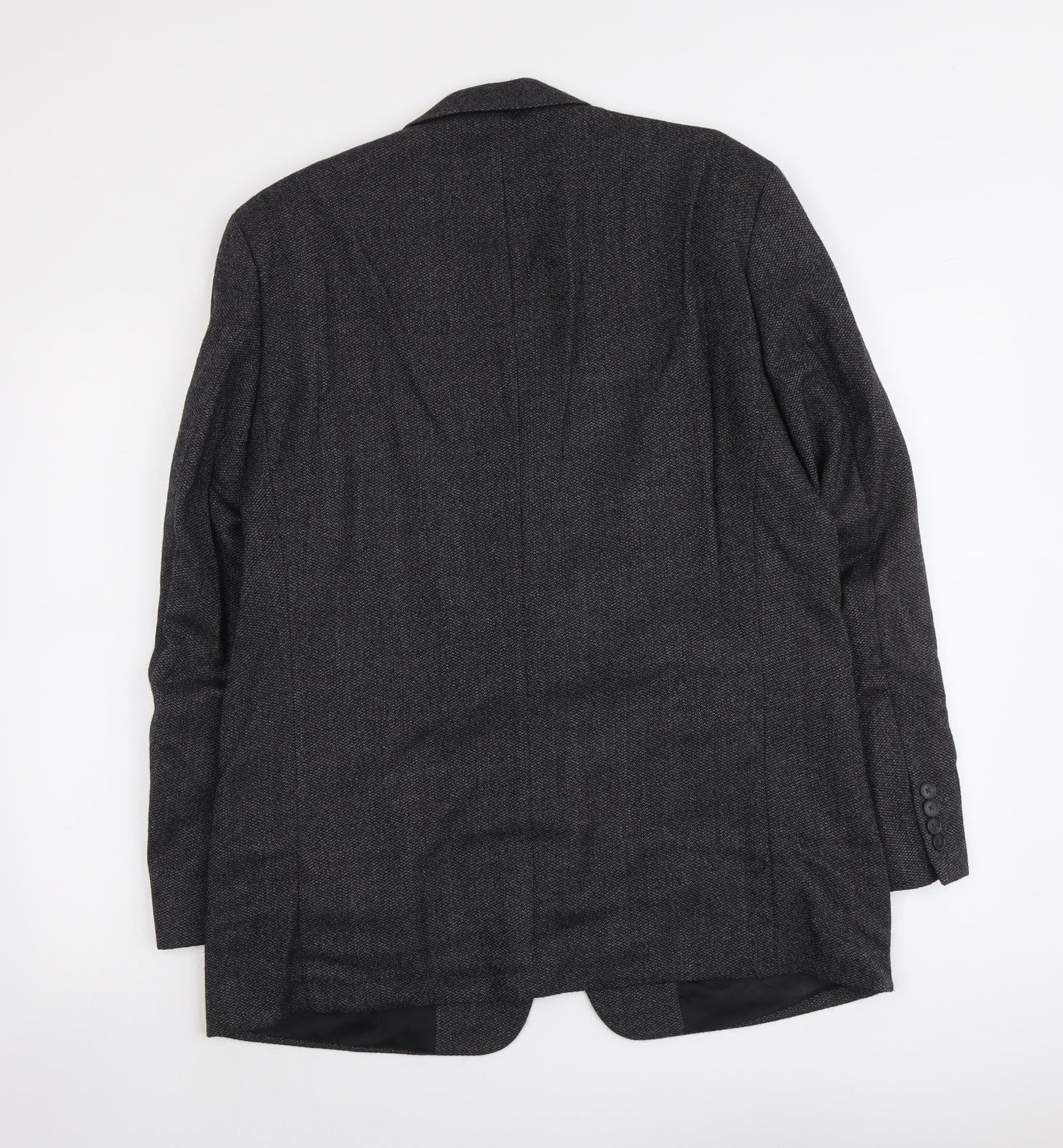 Bozzalla&Lesna Mens Grey Wool Jacket Suit Jacket Size L Regular
