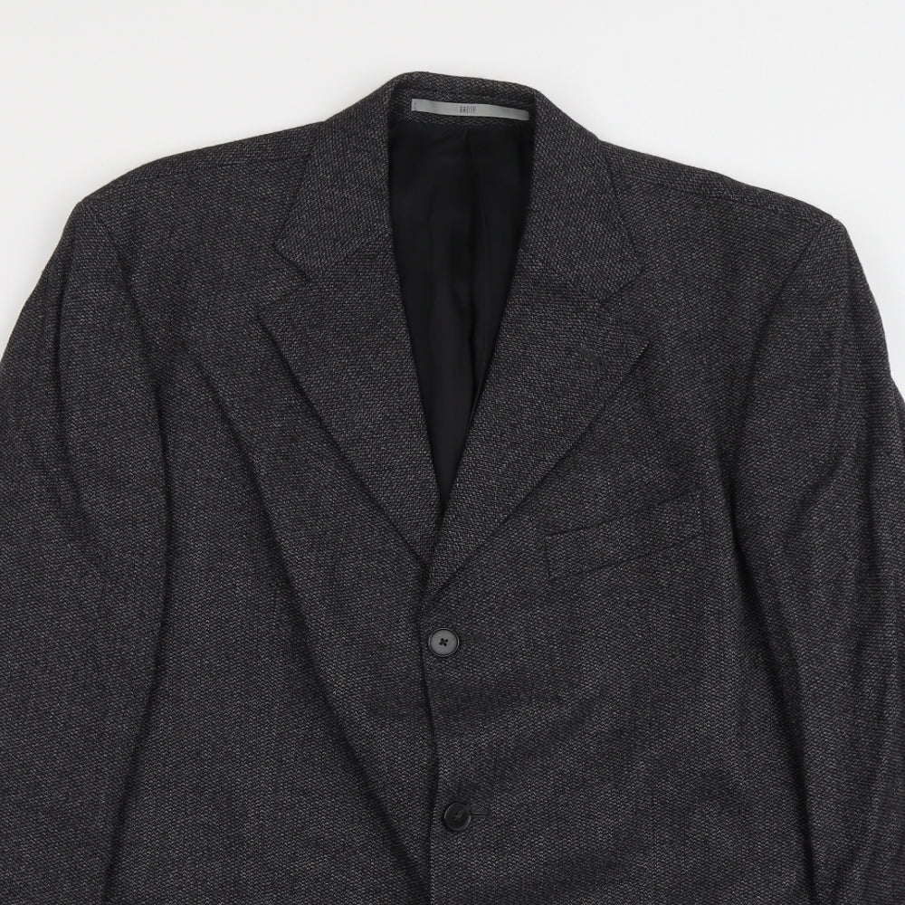 Bozzalla&Lesna Mens Grey Wool Jacket Suit Jacket Size L Regular
