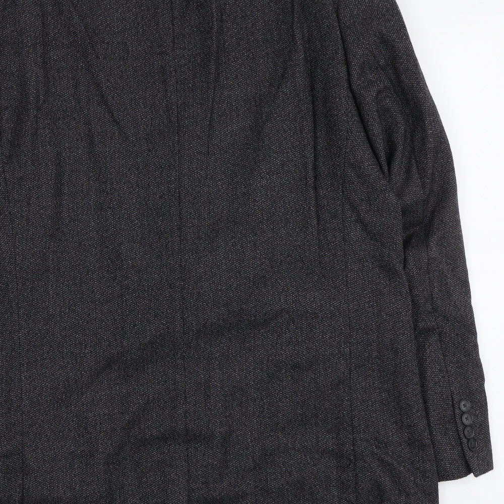 Bozzalla&Lesna Mens Grey Wool Jacket Suit Jacket Size L Regular