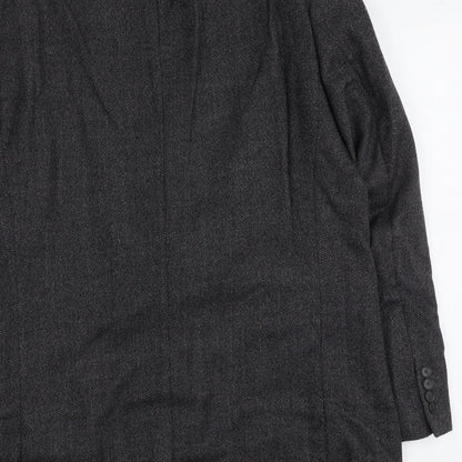 Bozzalla&Lesna Mens Grey Wool Jacket Suit Jacket Size L Regular