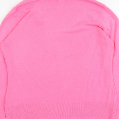 Womens UK Size 10 BHS Pink Pullover Jumper
