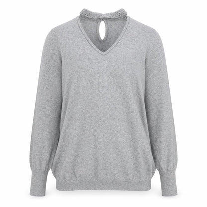 Womens UK Size S Zuppe Grey Pullover Jumper