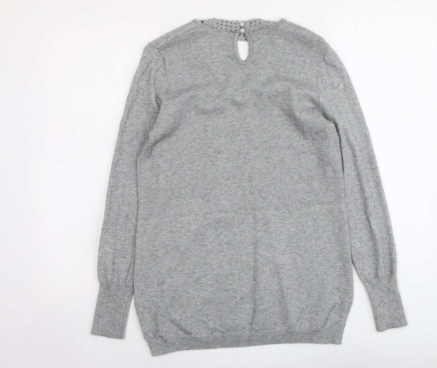 Womens UK Size S Zuppe Grey Pullover Jumper