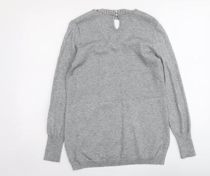Womens UK Size S Zuppe Grey Pullover Jumper