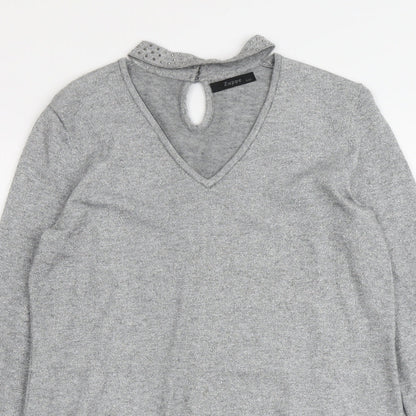 Womens UK Size S Zuppe Grey Pullover Jumper
