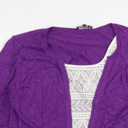 Womens UK Size 16 Per Una Purple Pullover Jumper