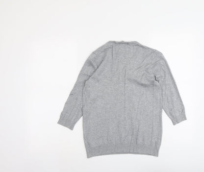 Womens UK Size 12 Marks and Spencer Grey Pullover Jumper