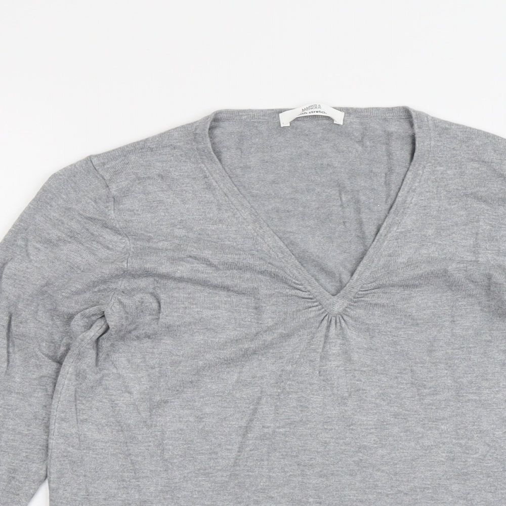 Womens UK Size 12 Marks and Spencer Grey Pullover Jumper