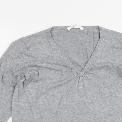 Womens UK Size 12 Marks and Spencer Grey Pullover Jumper