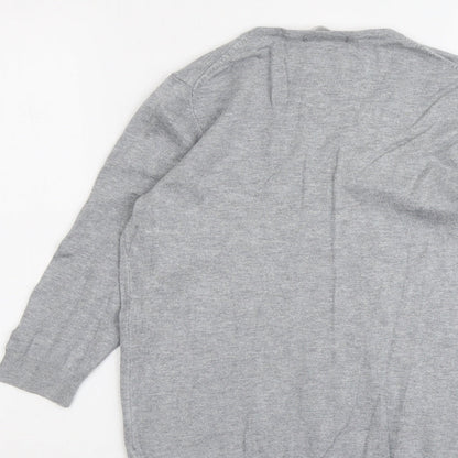 Womens UK Size 12 Marks and Spencer Grey Pullover Jumper