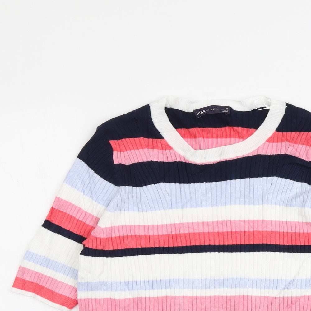 Womens UK Size 16 Marks and Spencer Multicoloured Pullover Jumper