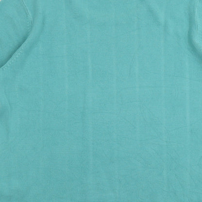 Womens UK Size 16 Marks and Spencer Green Pullover Jumper