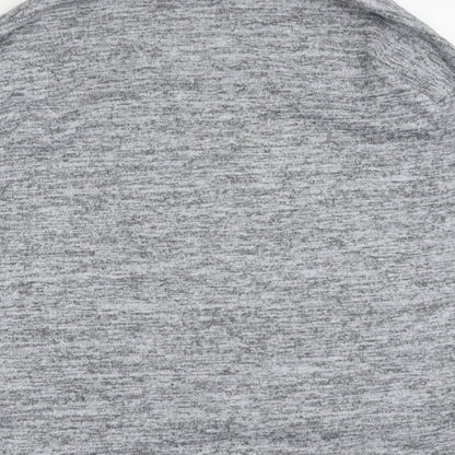 Womens UK Size S New Look Grey Basic T-Shirt