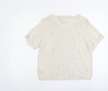 Womens UK Size 12 New Look Beige Pullover Jumper