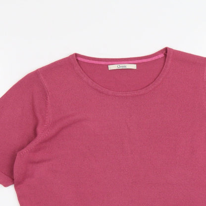 Womens UK Size 12 Marks and Spencer Pink Pullover Jumper