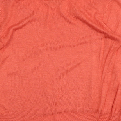 Womens UK Size XS H&M Orange Pullover Jumper