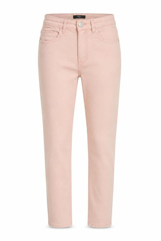 Womens UK Size 8 M&Co Regular Fit Skinny Pink Jeans