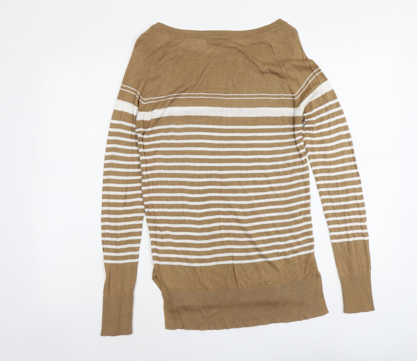 Womens UK Size 10 NEXT Beige Pullover Jumper