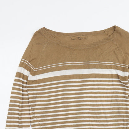 Womens UK Size 10 NEXT Beige Pullover Jumper