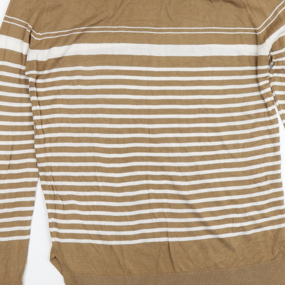 Womens UK Size 10 NEXT Beige Pullover Jumper