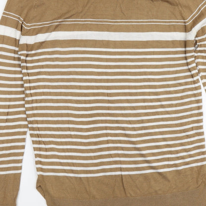 Womens UK Size 10 NEXT Beige Pullover Jumper
