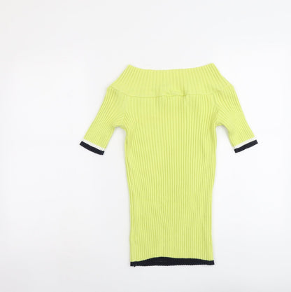 Womens UK Size 14 NEXT Green Pullover Jumper