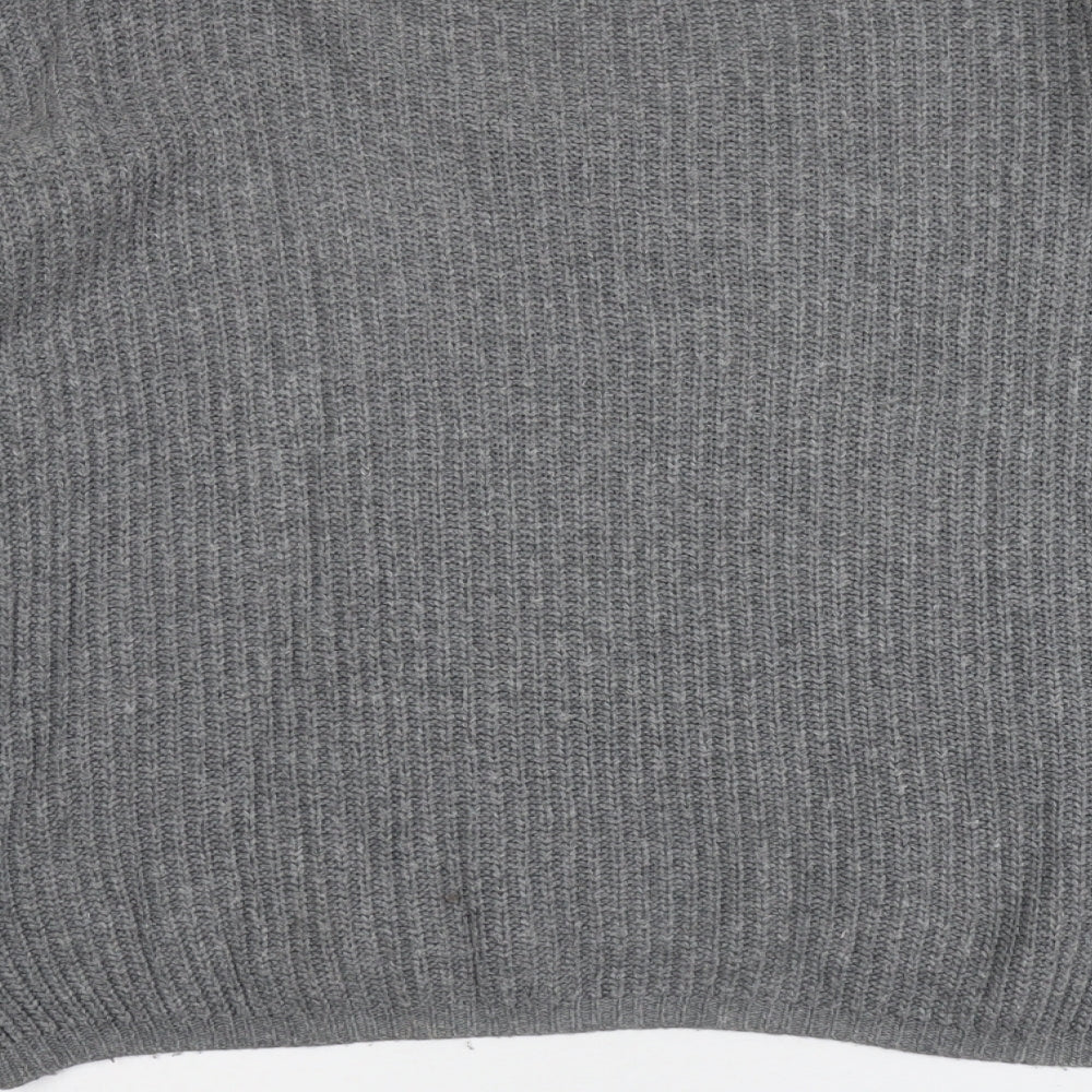 Womens UK Size 8 Topshop Grey Pullover Jumper