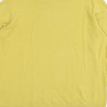 Womens UK Size XL Anna Rose Yellow Pullover Jumper