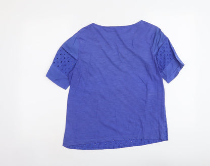 Womens UK Size 10 NEXT Blue Basic Tank
