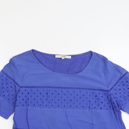 Womens UK Size 10 NEXT Blue Basic Tank