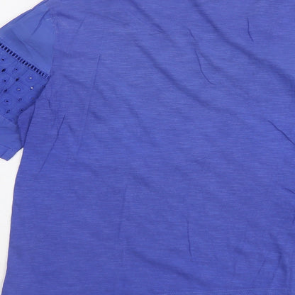 Womens UK Size 10 NEXT Blue Basic Tank