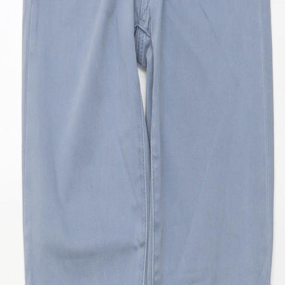 Gap Womens Blue Cotton Skinny Jeans Size 28 in L30 in Regular Button