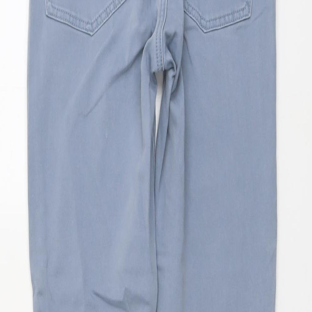 Gap Womens Blue Cotton Skinny Jeans Size 28 in L30 in Regular Button