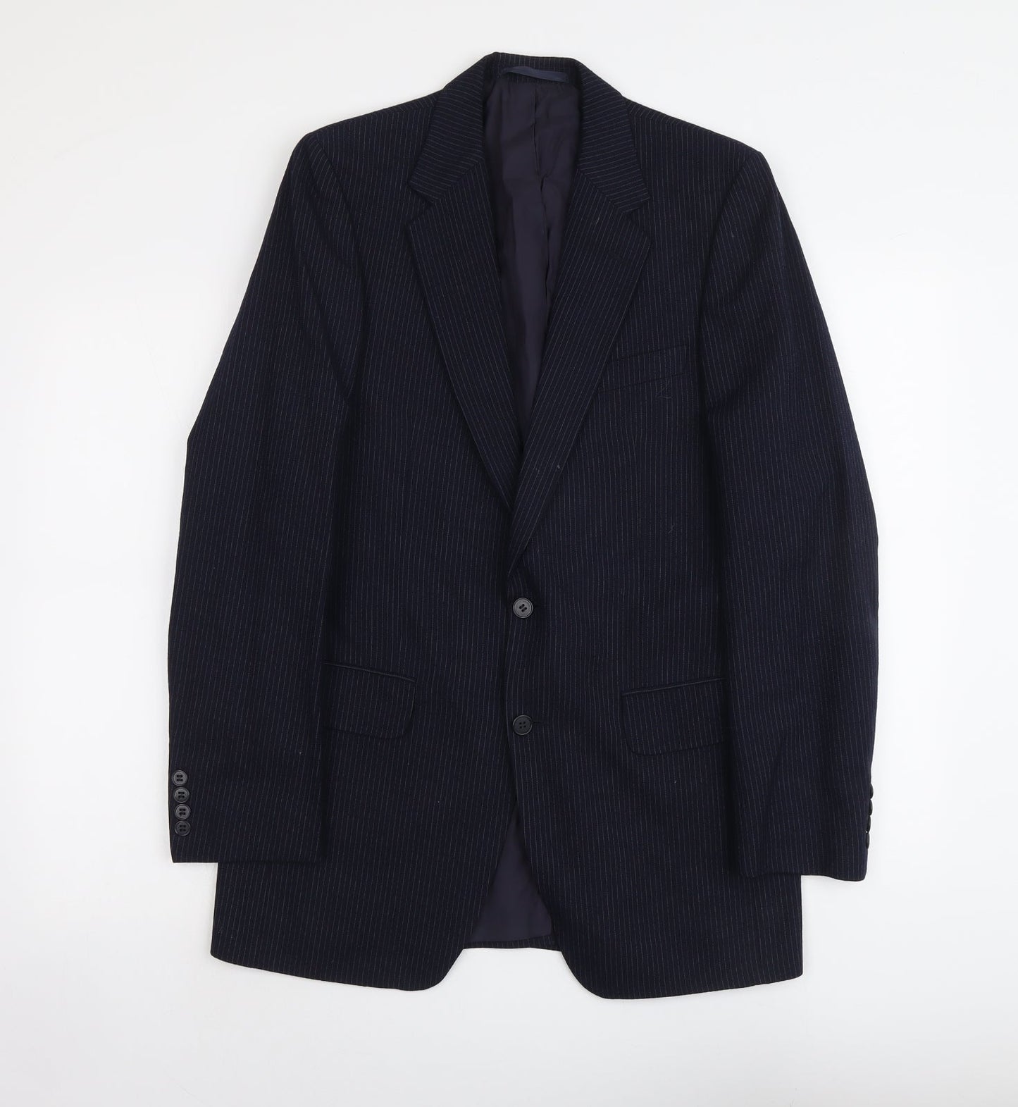 Mens UK Size M Marks and Spencer Regular Blue Suit Jacket