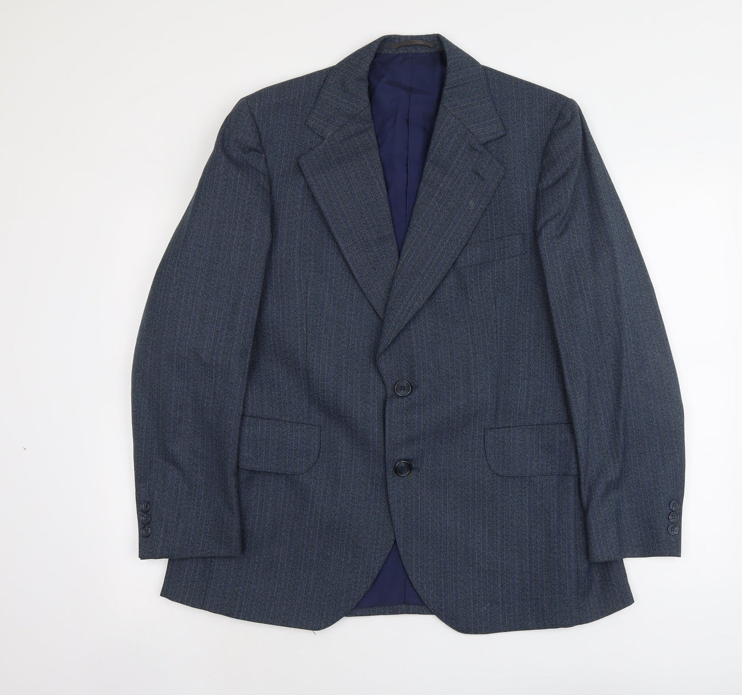 Mens UK Size L Marks and Spencer Regular Blue Suit Jacket