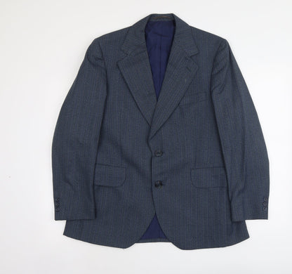 Mens UK Size L Marks and Spencer Regular Blue Suit Jacket