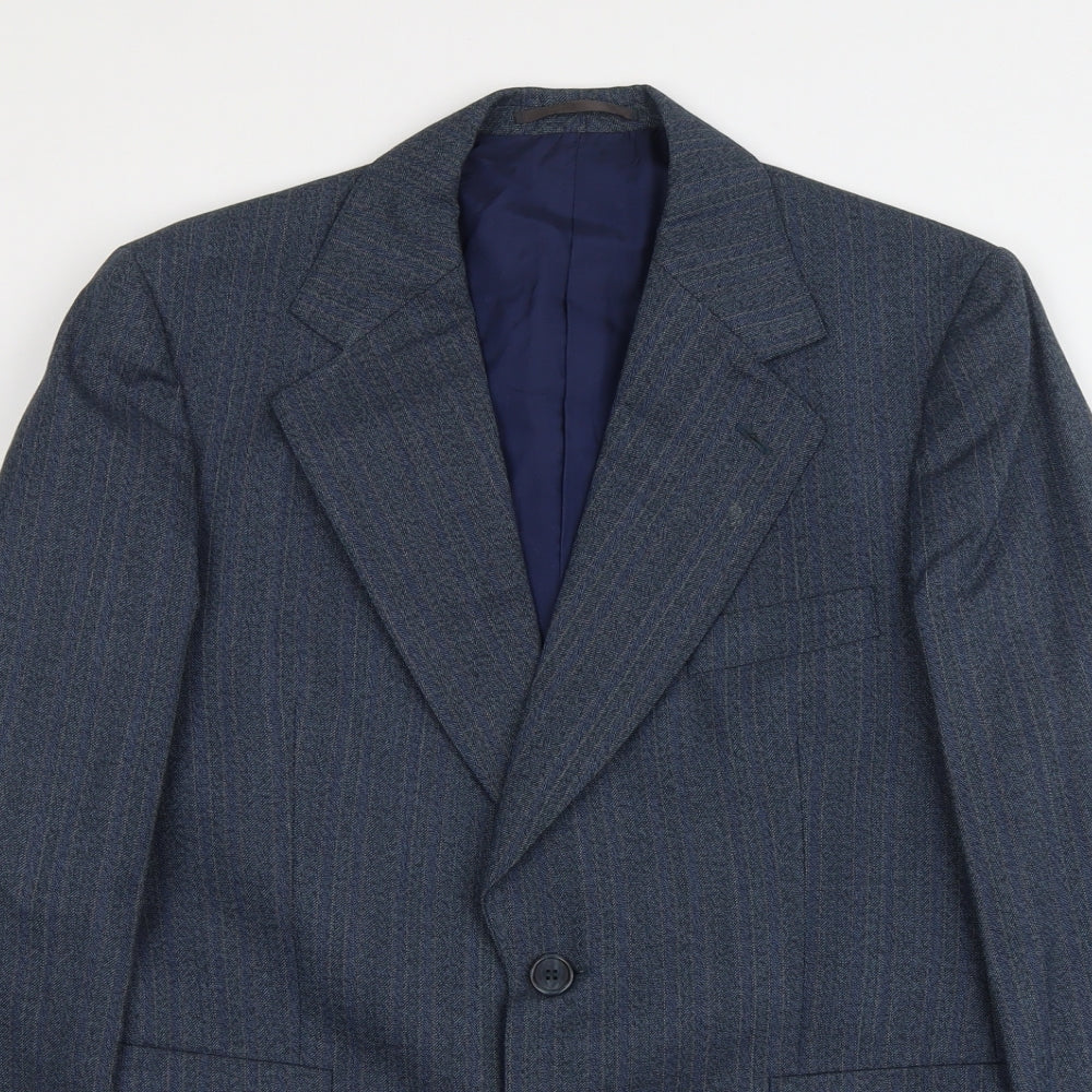 Mens UK Size L Marks and Spencer Regular Blue Suit Jacket